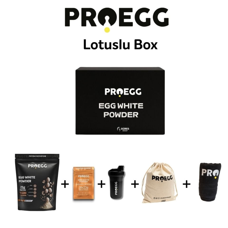 Proegg Yumurta Akı Proteini Lotuslu Box