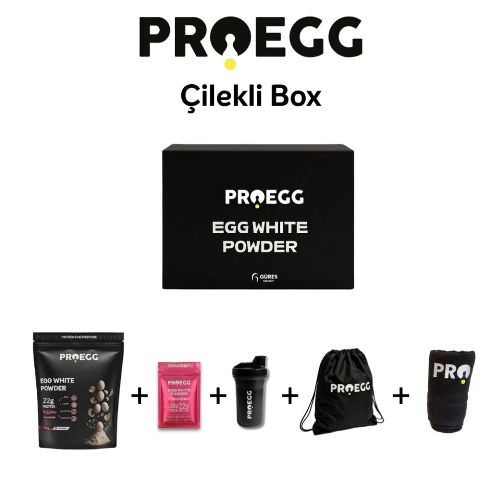 Proegg Yumurta Akı Proteini Çilekli Box