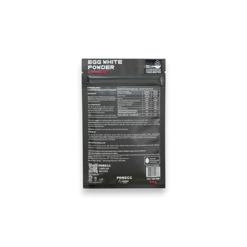 Öğün Seti 3 Muz Aromalı ve 2 Çilek Aromalı Egg White Protein