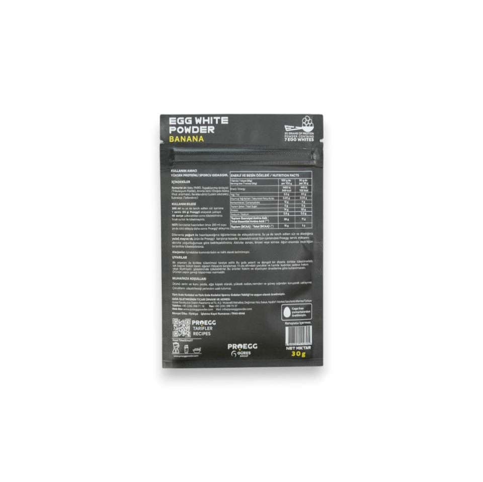 Öğün Seti 3 Karamel Bisküvi ve 2 Muz Aromalı Egg White Protein