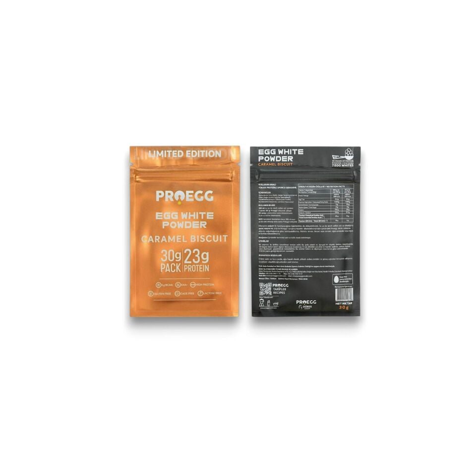 Öğün Seti 3 Karamel Bisküvi ve 2 Sade Egg White Protein