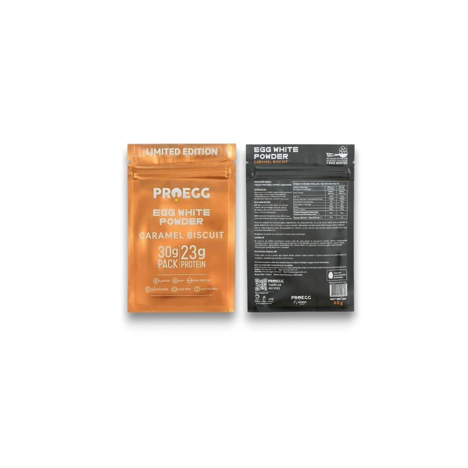Öğün Seti 3 Karamel Bisküvi ve 2 Sade Egg White Protein